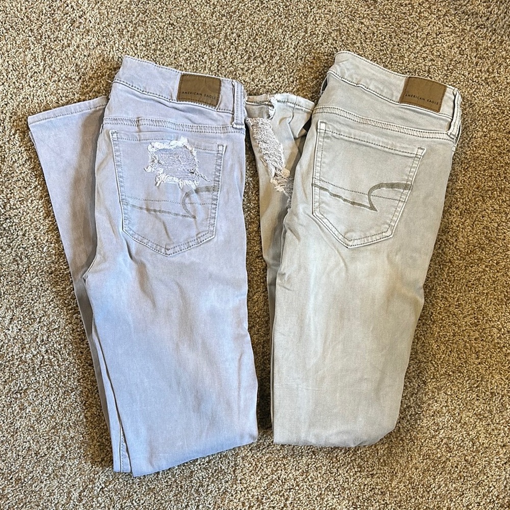 American Eagle Outfitters Women’s Light Wash Jeans Set - Will sell separately!
